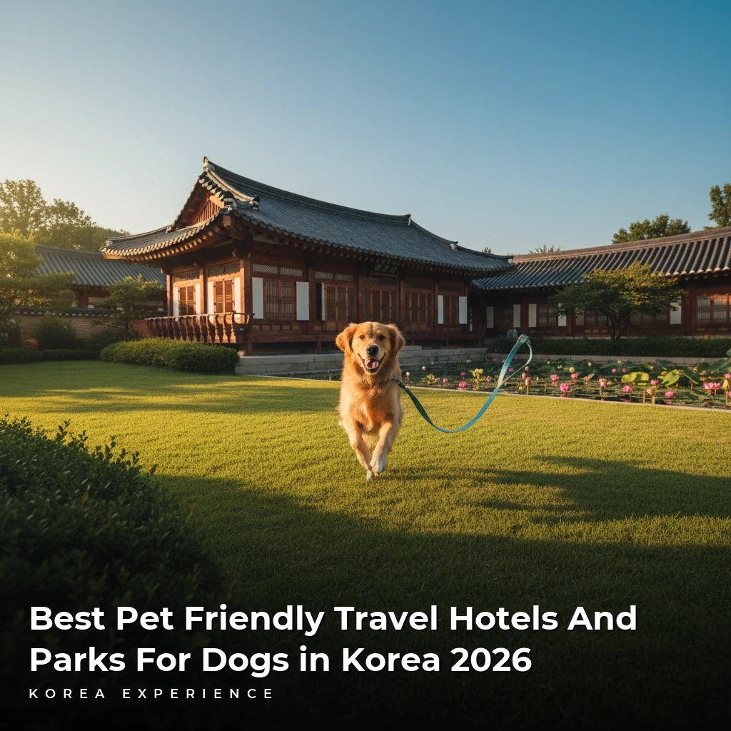 Best Pet Friendly Travel Hotels And Parks For Dogs in Korea 2026