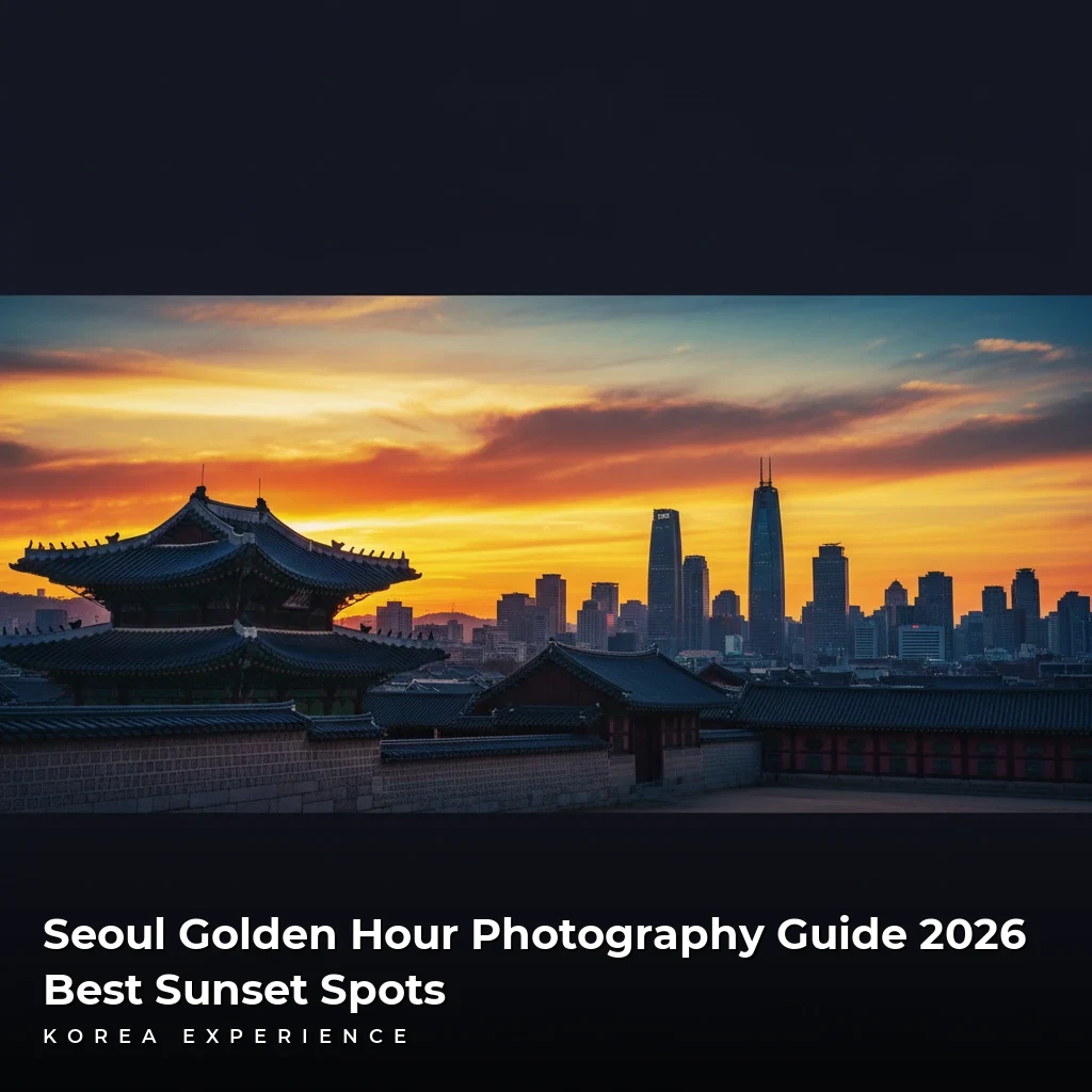 Seoul Golden Hour Photography Guide 2026: Best Sunset Spots