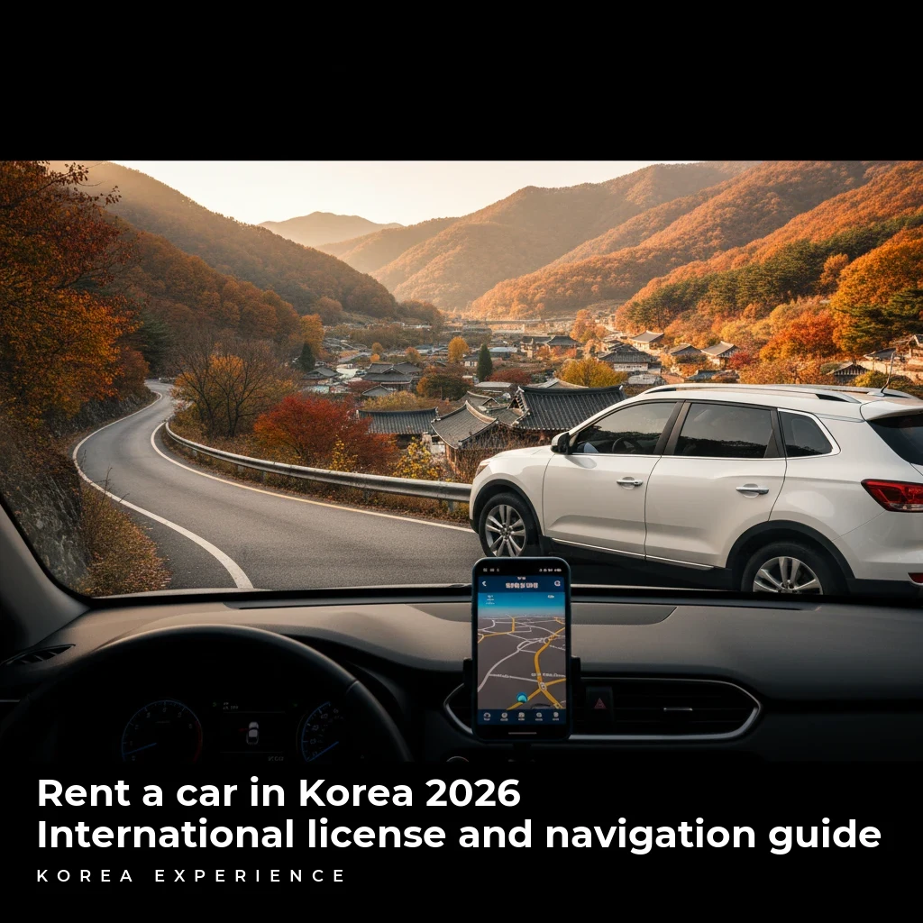 Rent a car in Korea 2026: International license and navigation guide