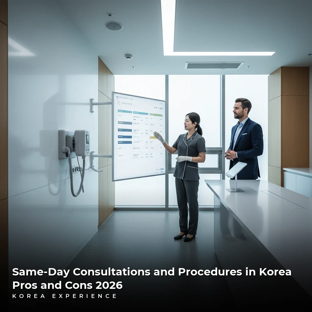 Same-Day Consultations and Procedures in Korea: Pros and Cons 2026