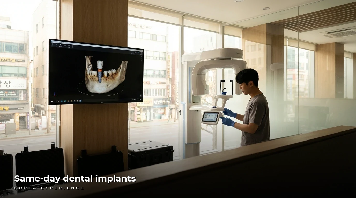 Same-day dental implants in Korea 2026 cost and timeline guide
