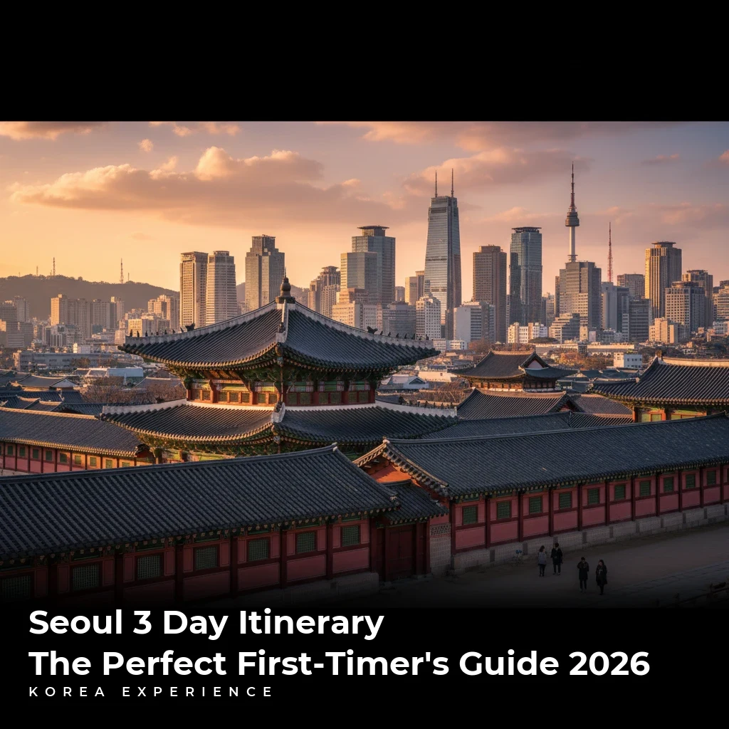 Seoul 3 Day Itinerary: The Perfect First-Timer's Guide 2026