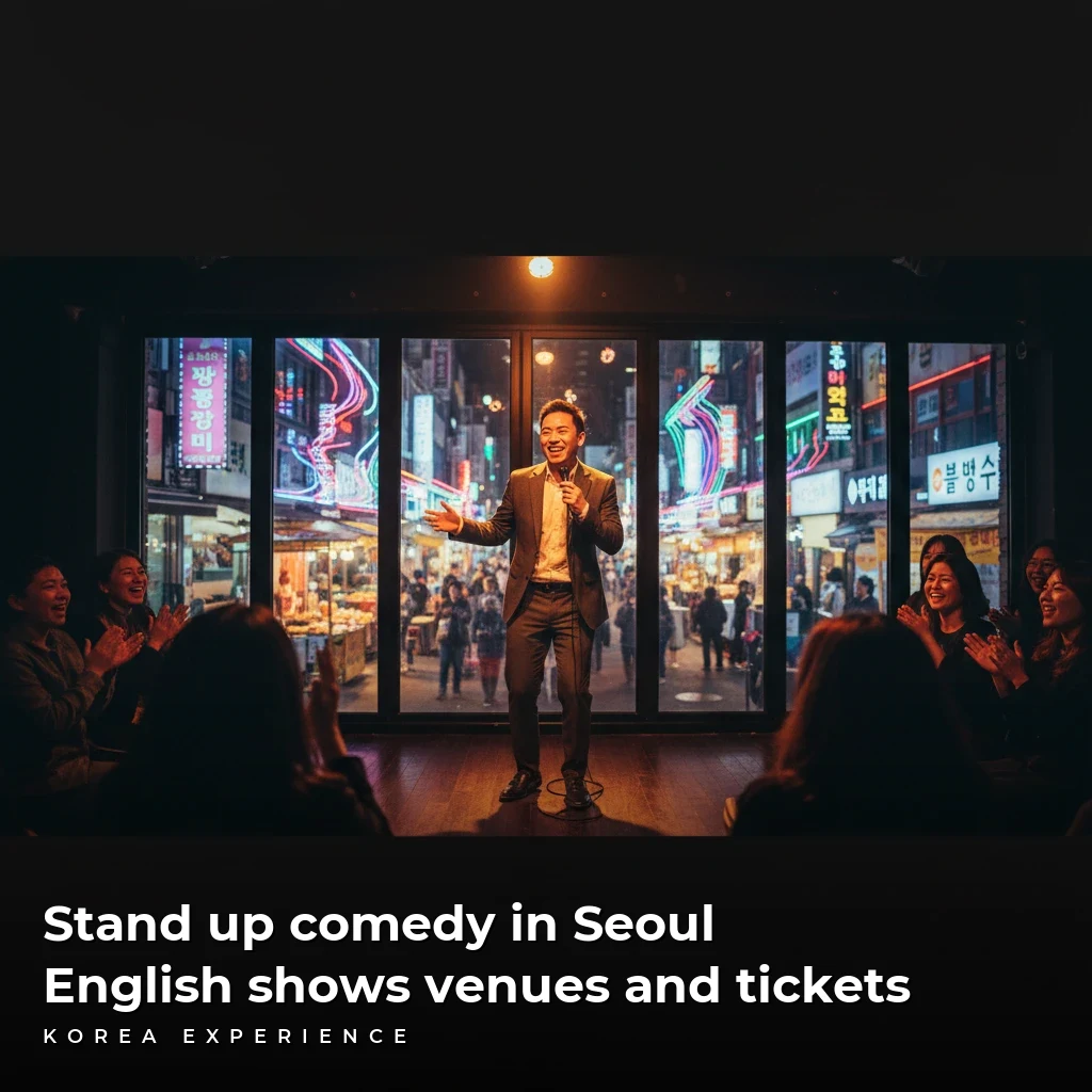 Stand up comedy in Seoul English shows venues and tickets