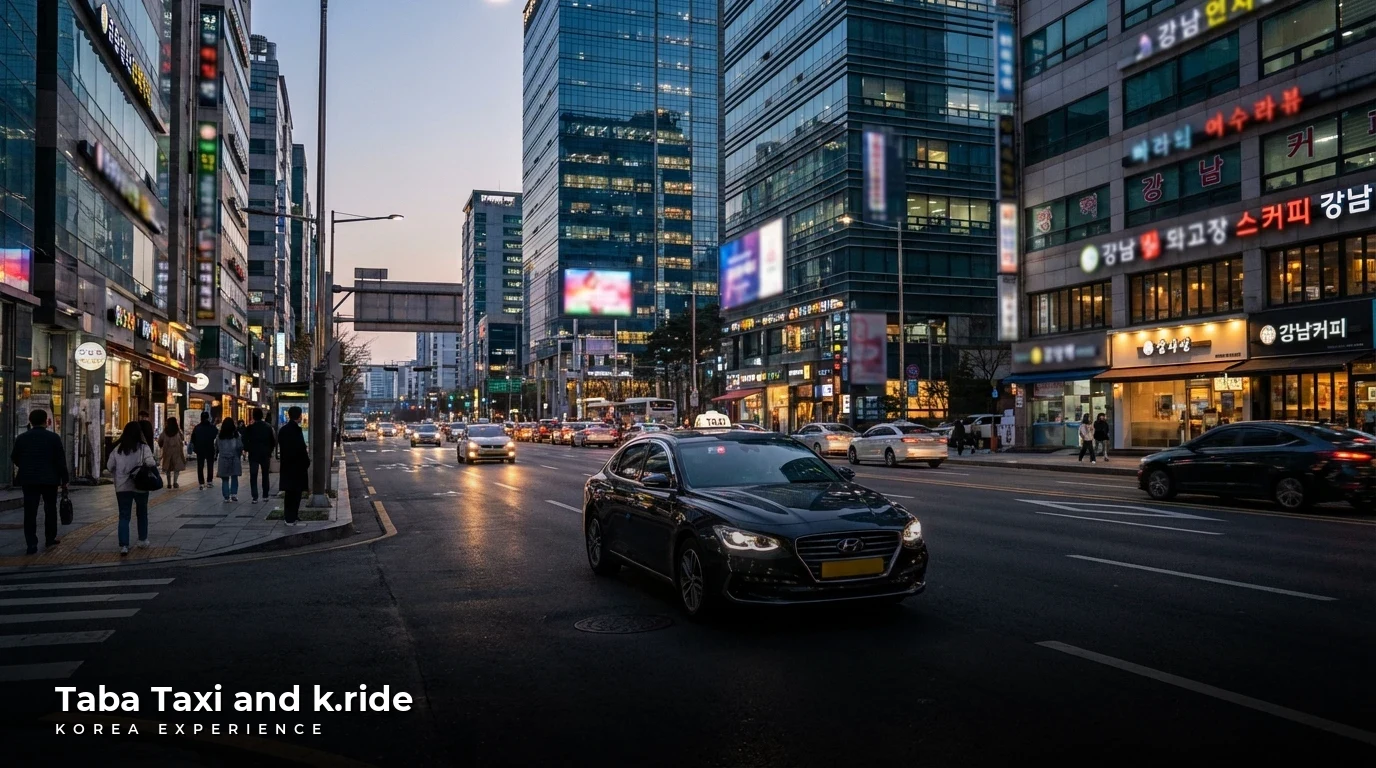 The ultimate 2026 guide to Korea's tourist taxis: Taba vs. k.ride