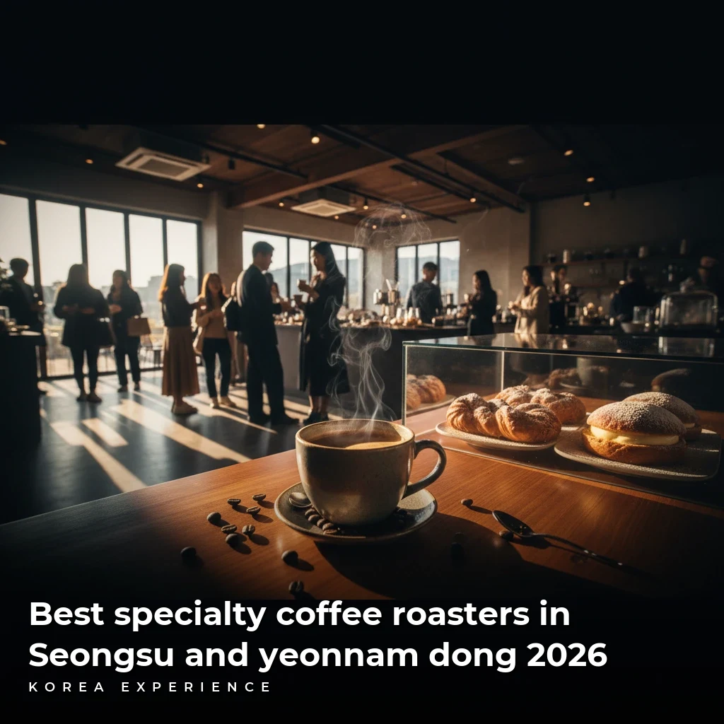 Best specialty coffee roasters in Seongsu and yeonnam dong 2026