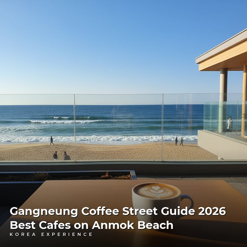 Gangneung Coffee Street Guide 2026: Best Cafes on Anmok Beach