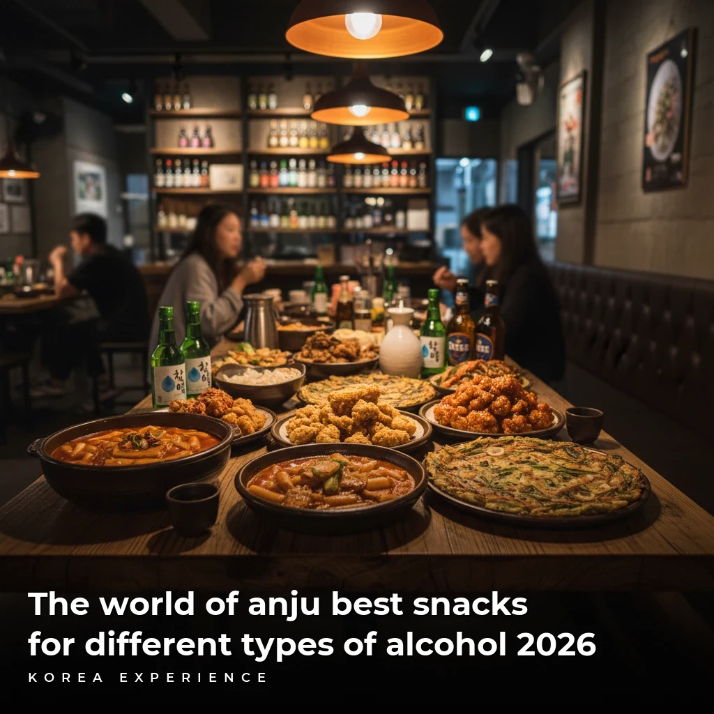 The world of anju best snacks for different types of alcohol 2026