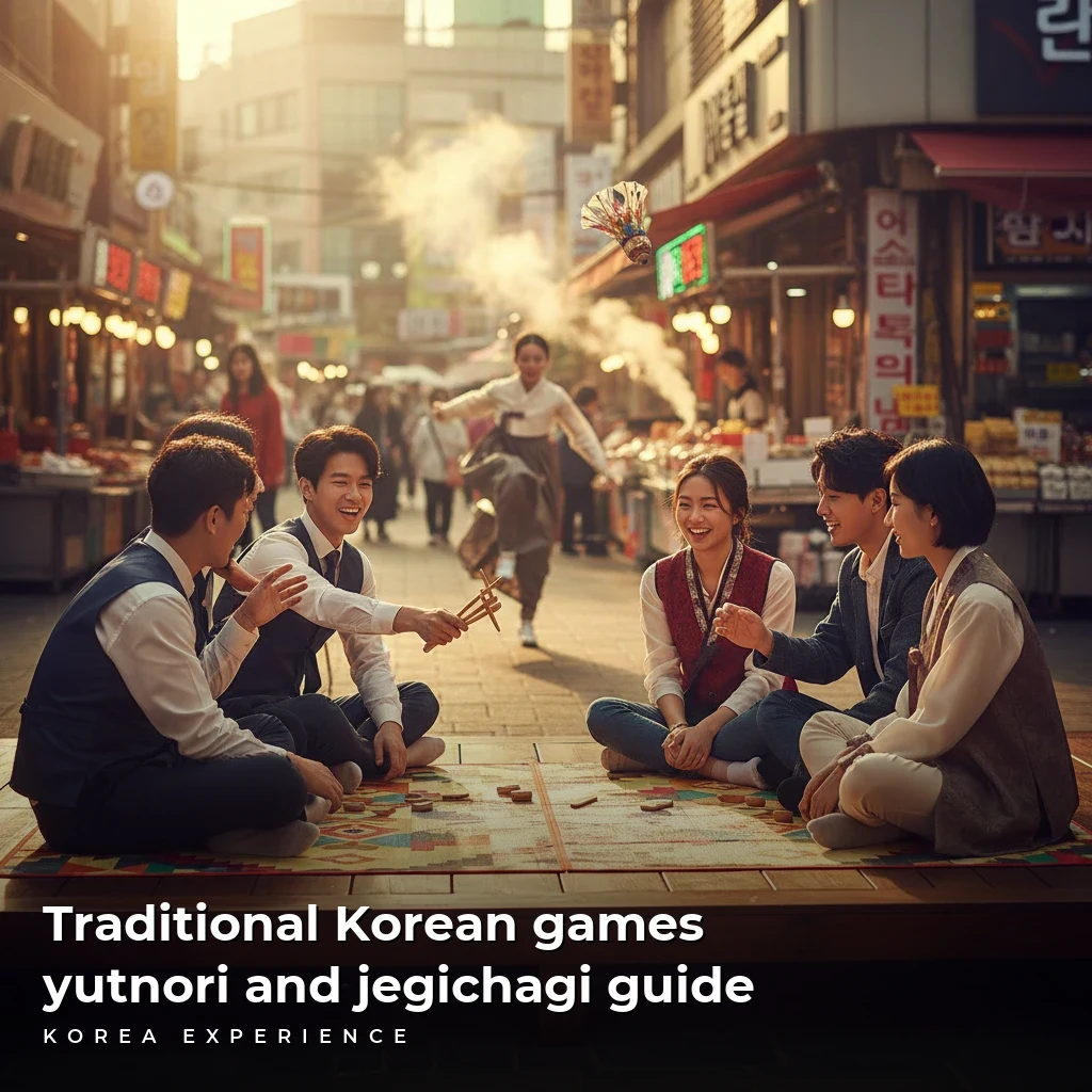 Traditional Korean games yutnori and jegichagi guide