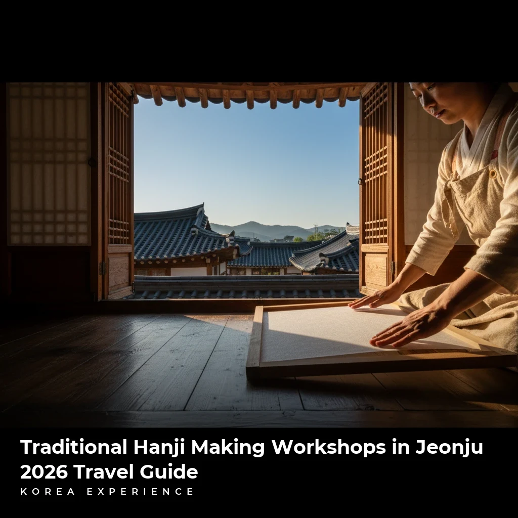 Traditional Hanji Making Workshops in Jeonju: 2026 Travel Guide