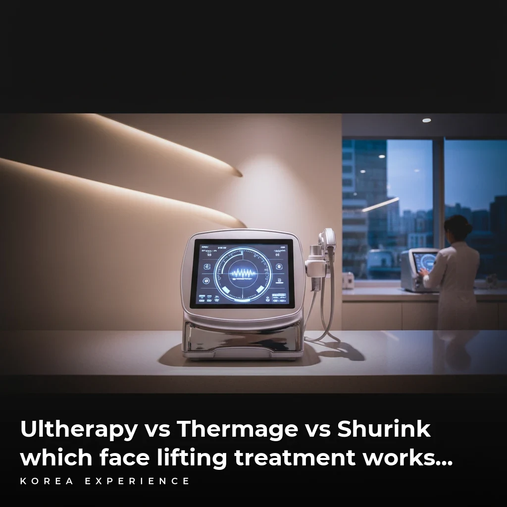 Ultherapy vs Thermage vs Shurink which face lifting treatment works...