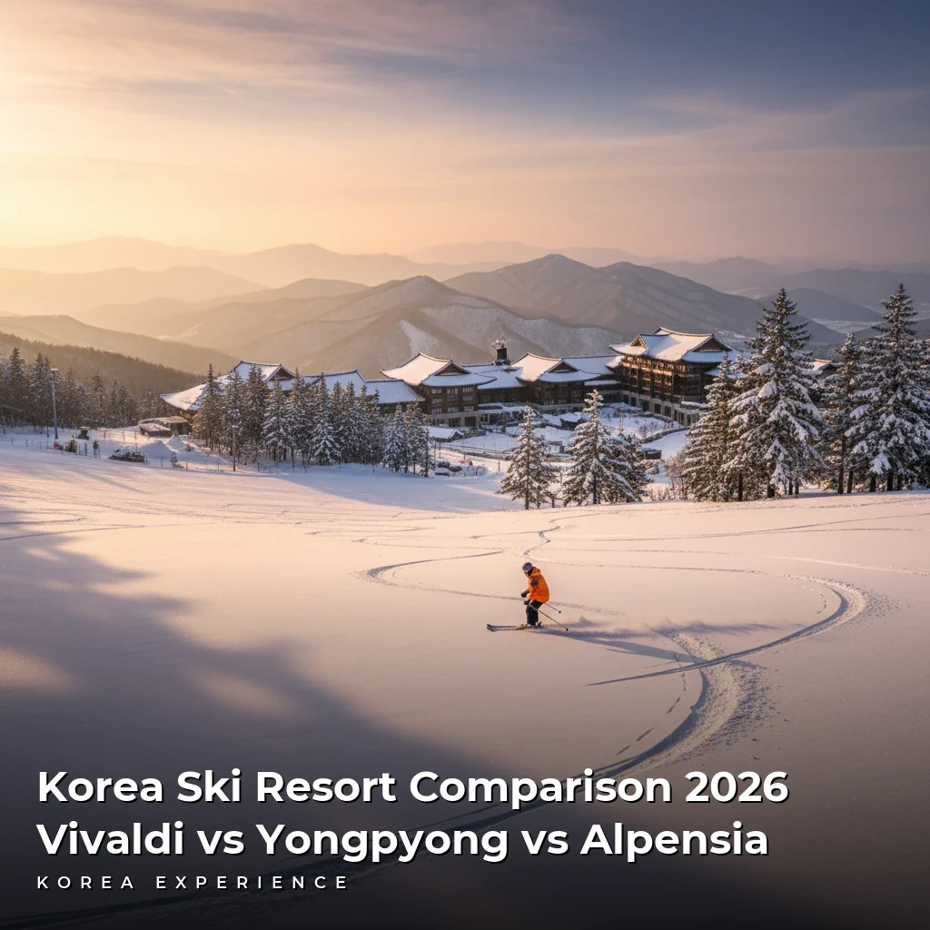 Korea Ski Resort Comparison 2026: Vivaldi vs Yongpyong vs Alpensia